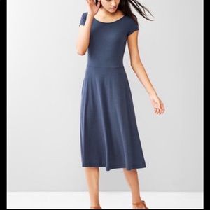 Gap tee shirt dress scoop back large